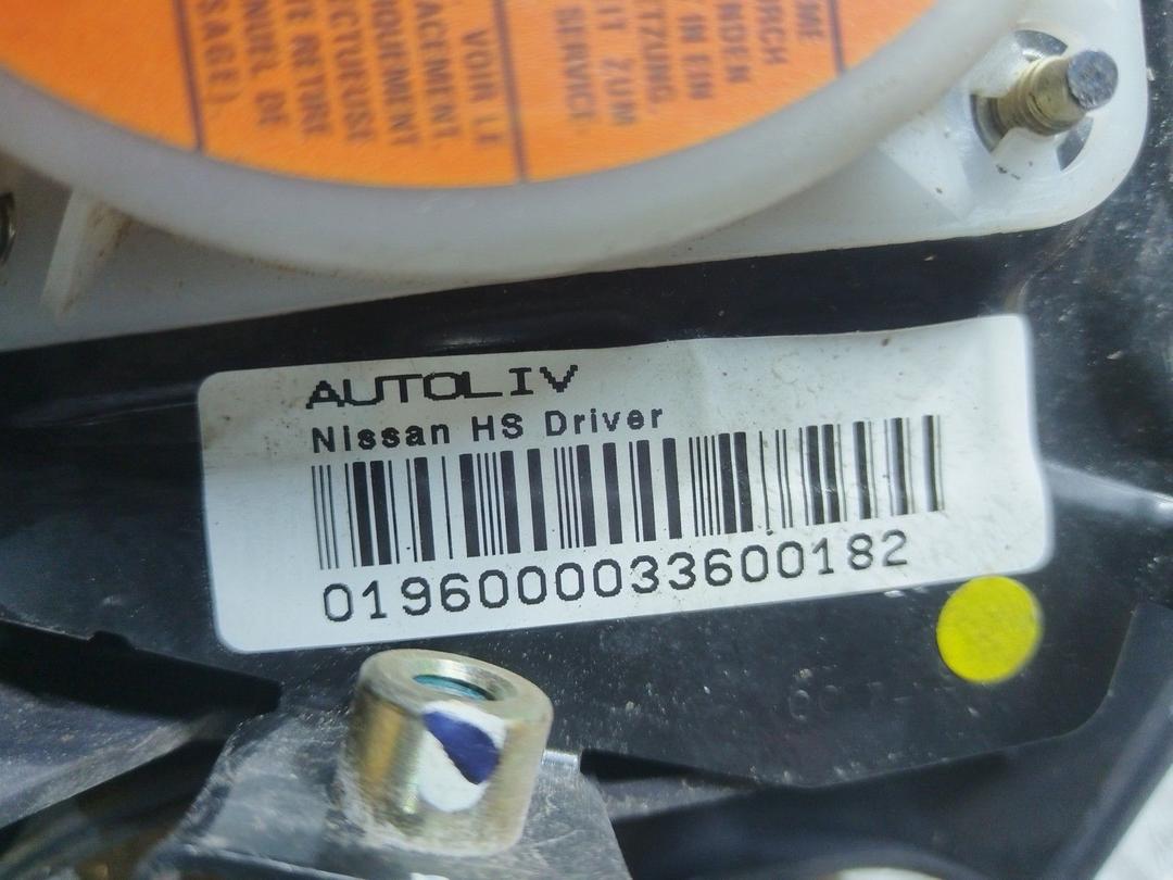 Подушка безопасности водителя 16OJK7 Nissan Primera купить с доставкой