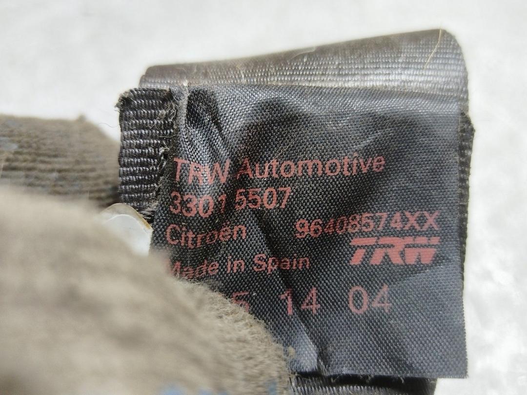 Ремень безопасности задний левый VX4J9N Citroen C3 купить в магазине запчастей бу