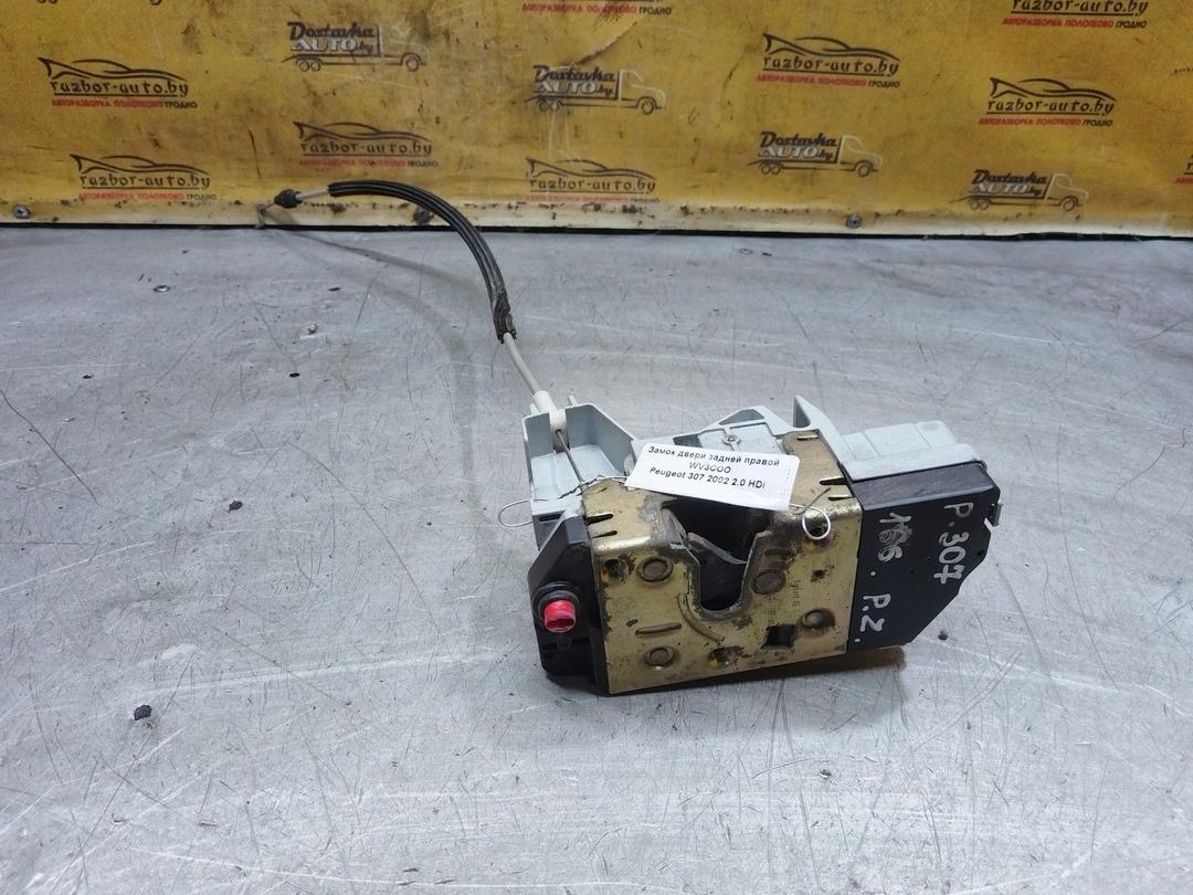 Замок двери задней правой WV3COO Peugeot 307 купить на авторазборке
