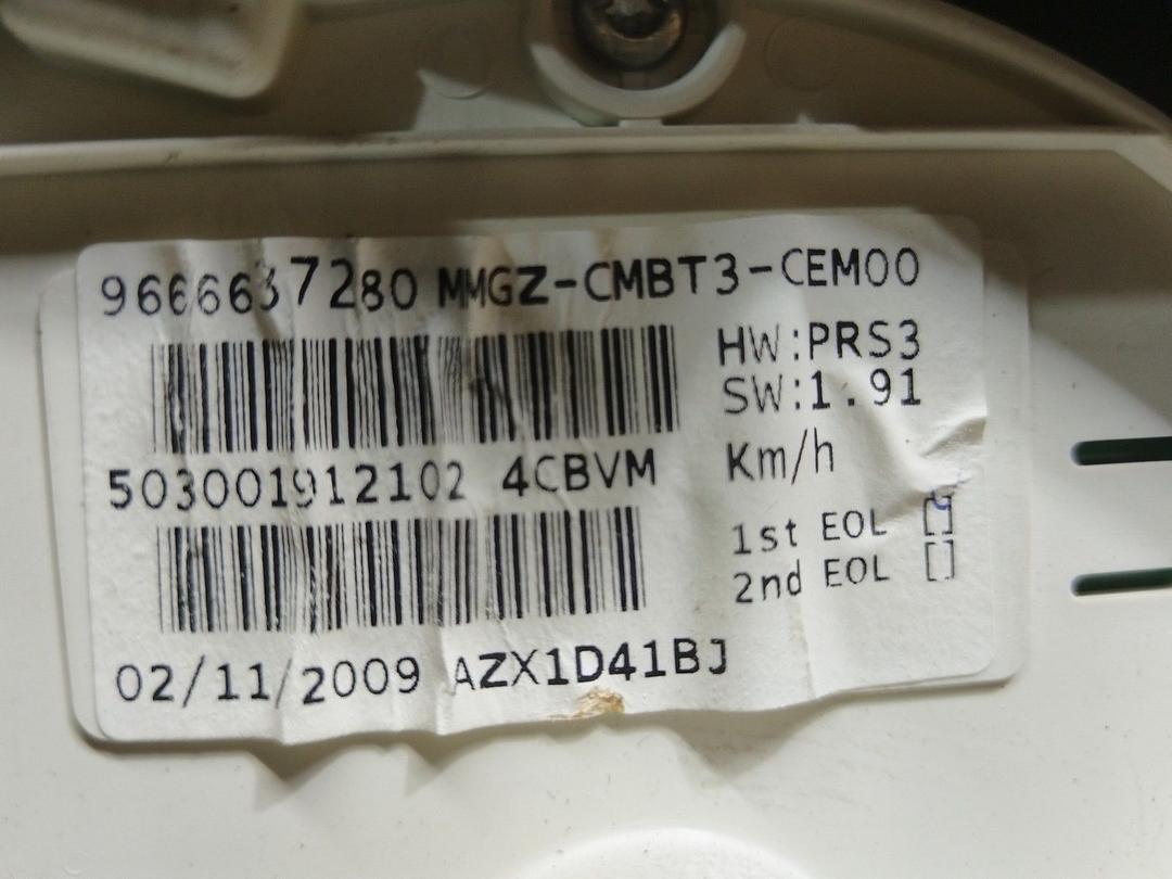 Щиток приборов (приборная панель) 5UTT3V Peugeot 206 купить в магазине запчастей бу