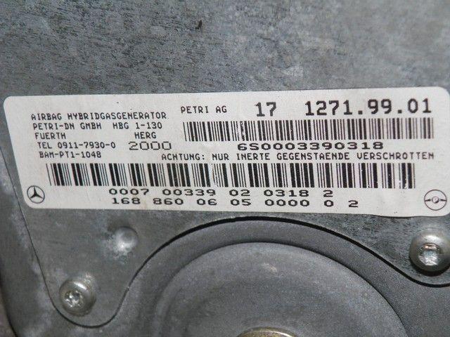 Подушка безопасности пассажира W0N028 Mercedes A W168 купить на авторазборке