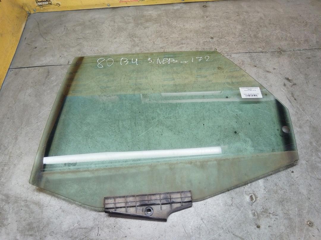 Стекло двери задней левой 04R674 Audi 80 - Фото 1