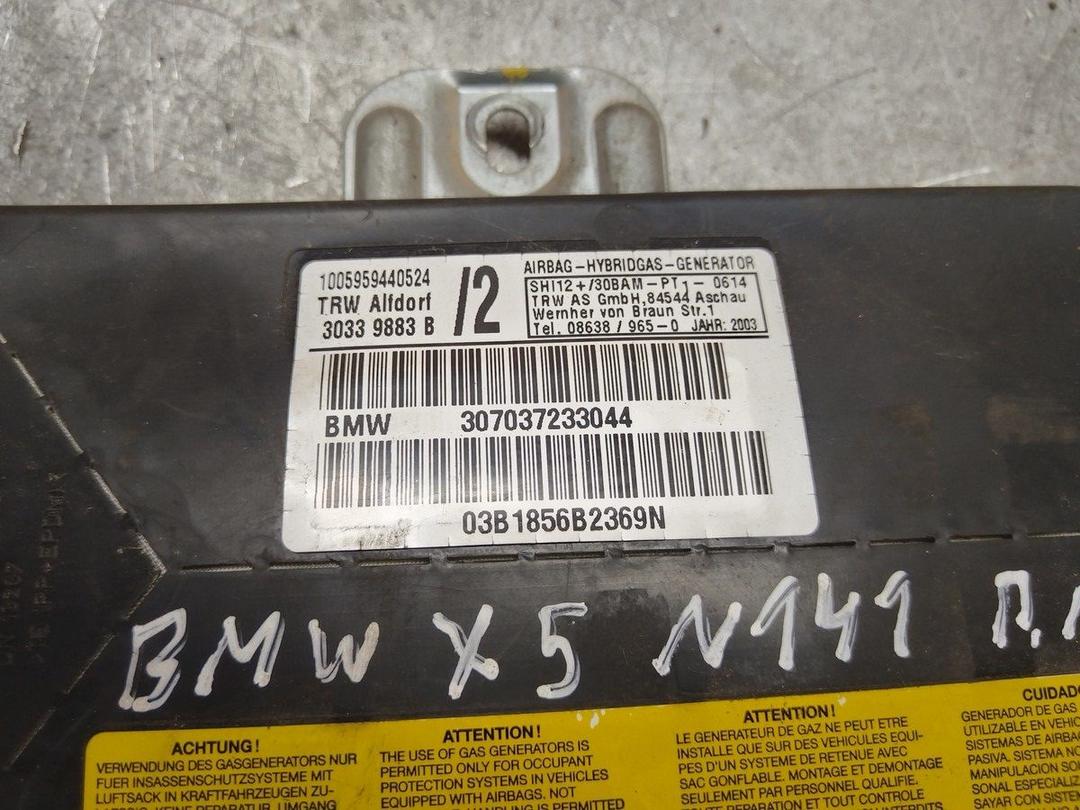 Подушка безопасности боковая (в дверь) 09XUP7 BMW X5 E53 купить