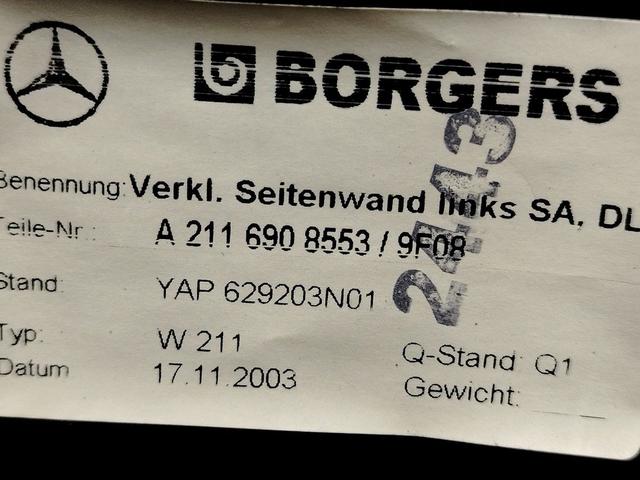 Обшивка багажника QQ2UZC Mercedes E W211 - Фото 5