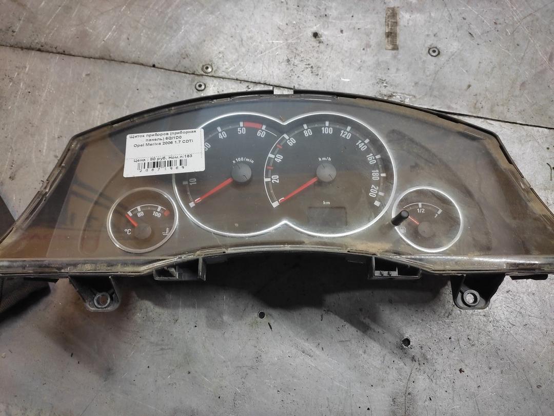 Щиток приборов (приборная панель) 6QI1D0 Opel Meriva