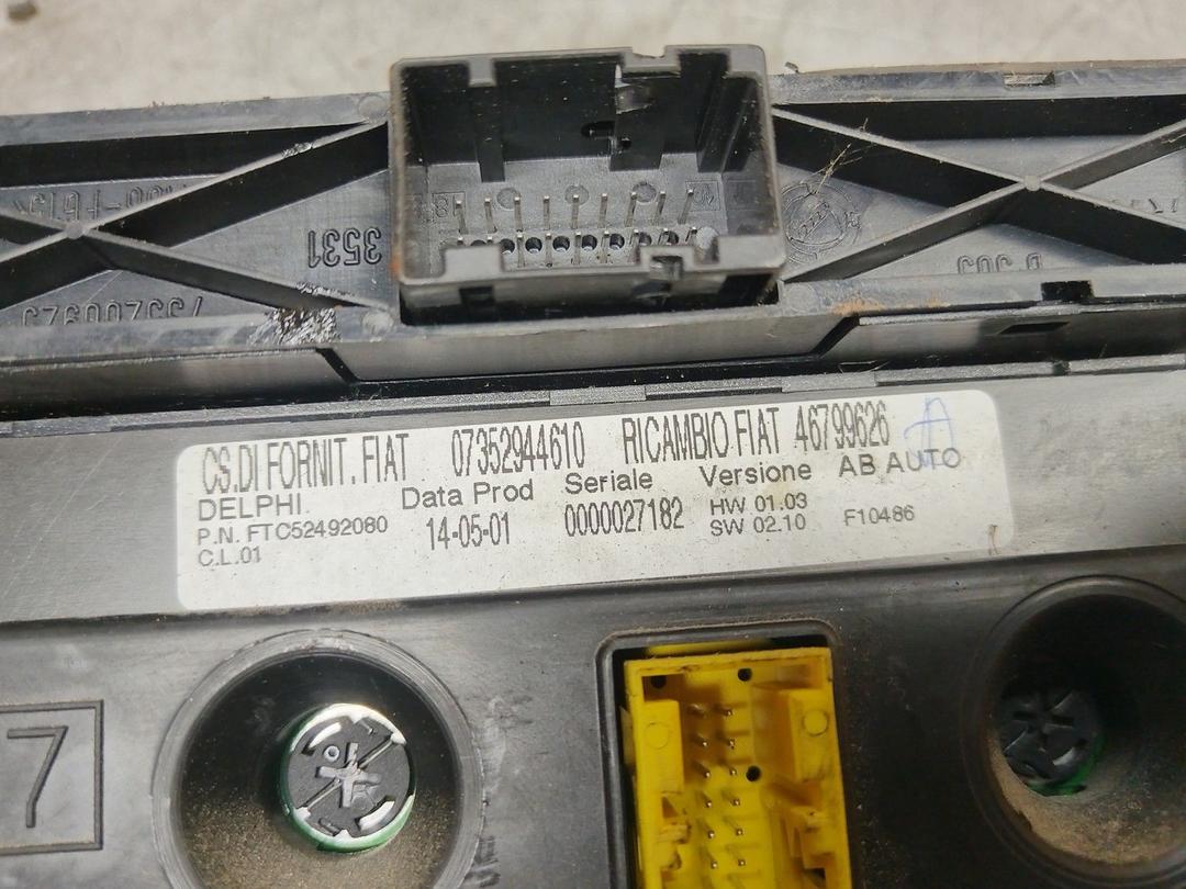 Блок управления печки/климат-контроля ZRW5YY Alfa Romeo 147 купить на авторазборке