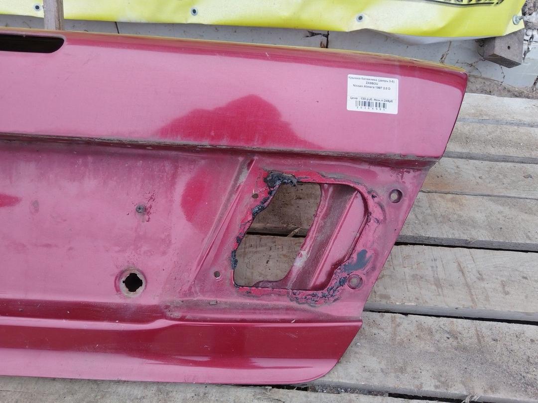 Крышка багажника (дверь 3-5) ZA9BOU Nissan Almera - Фото 4