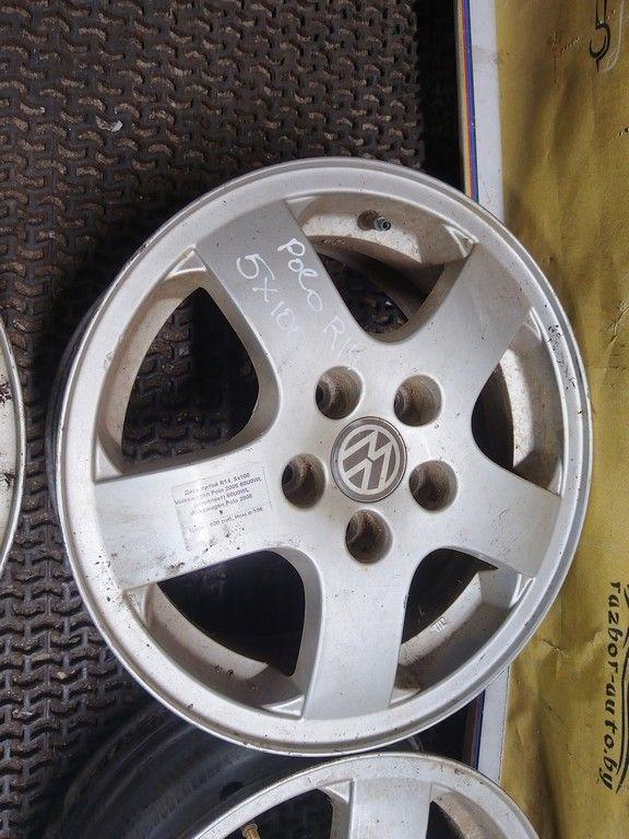 Диск литой R14, 5x100 Volkswagen Polo 2005 60U0WL (комплект) 60U0WL 60U0WL Volkswagen Polo купить