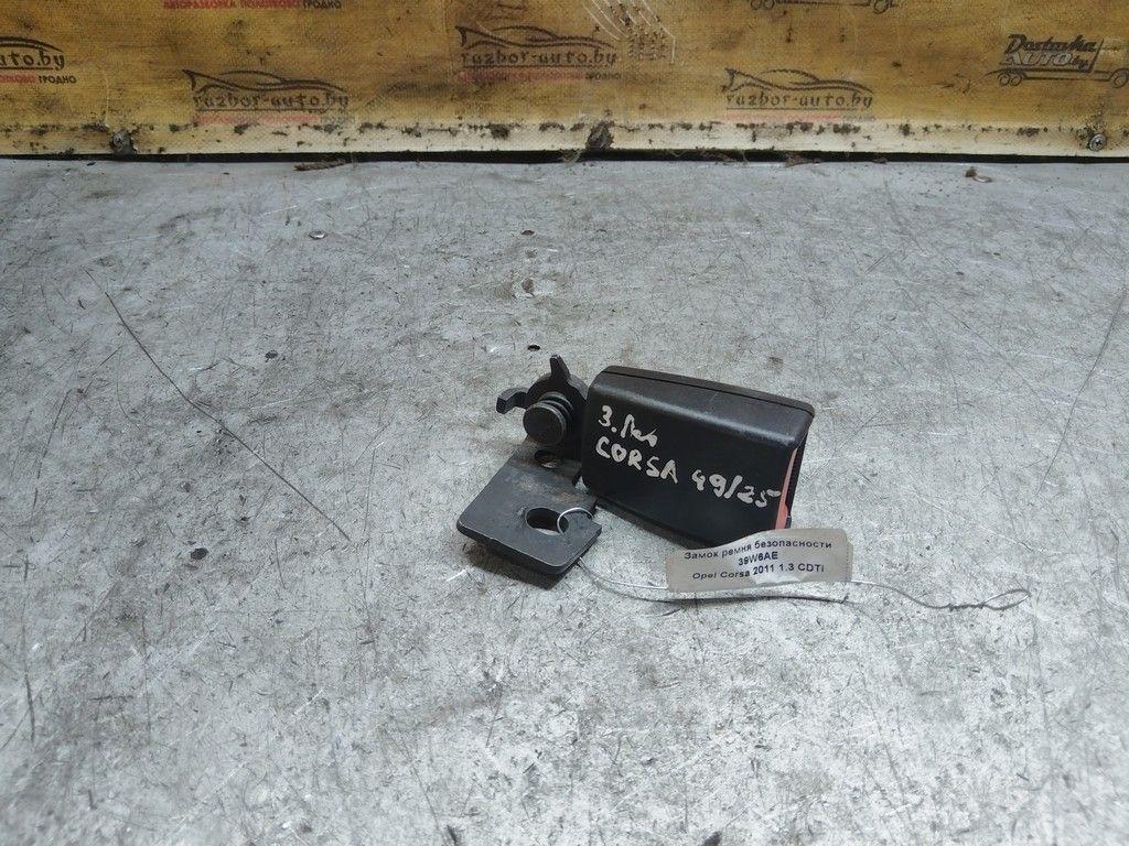 Замок ремня безопасности 39W6AE Opel Corsa - Фото 3