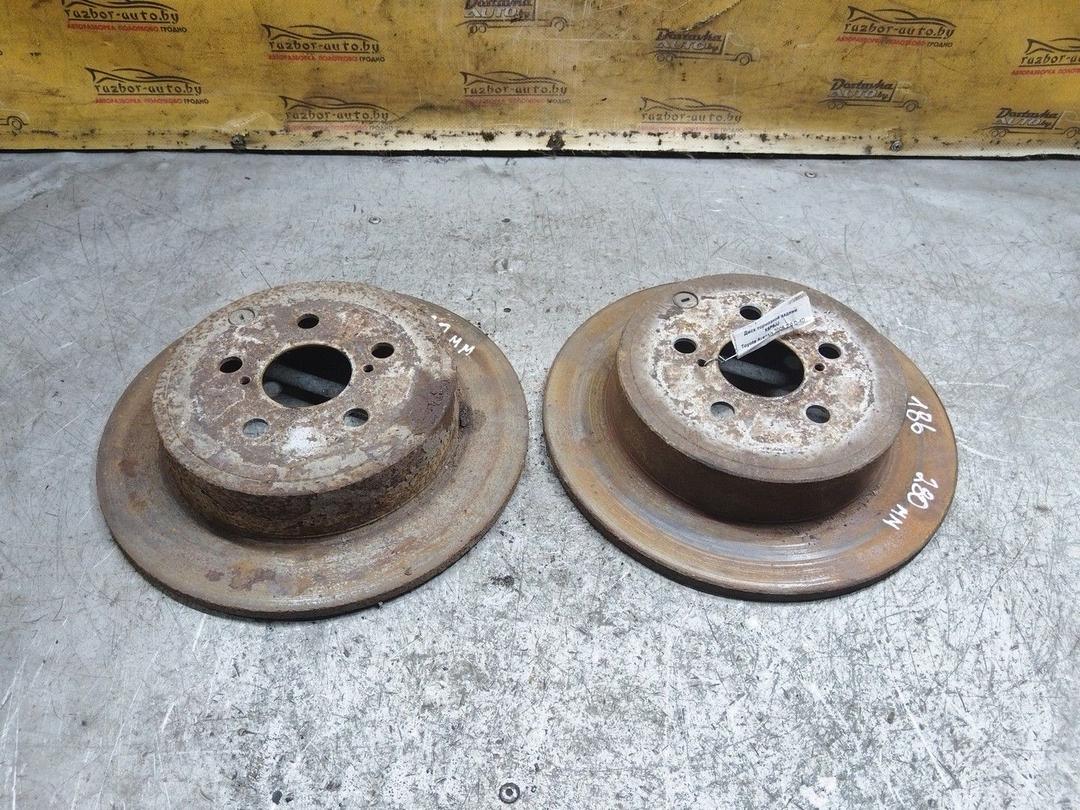 Диск тормозной задний X5P6JJ Toyota Avensis - Фото 1