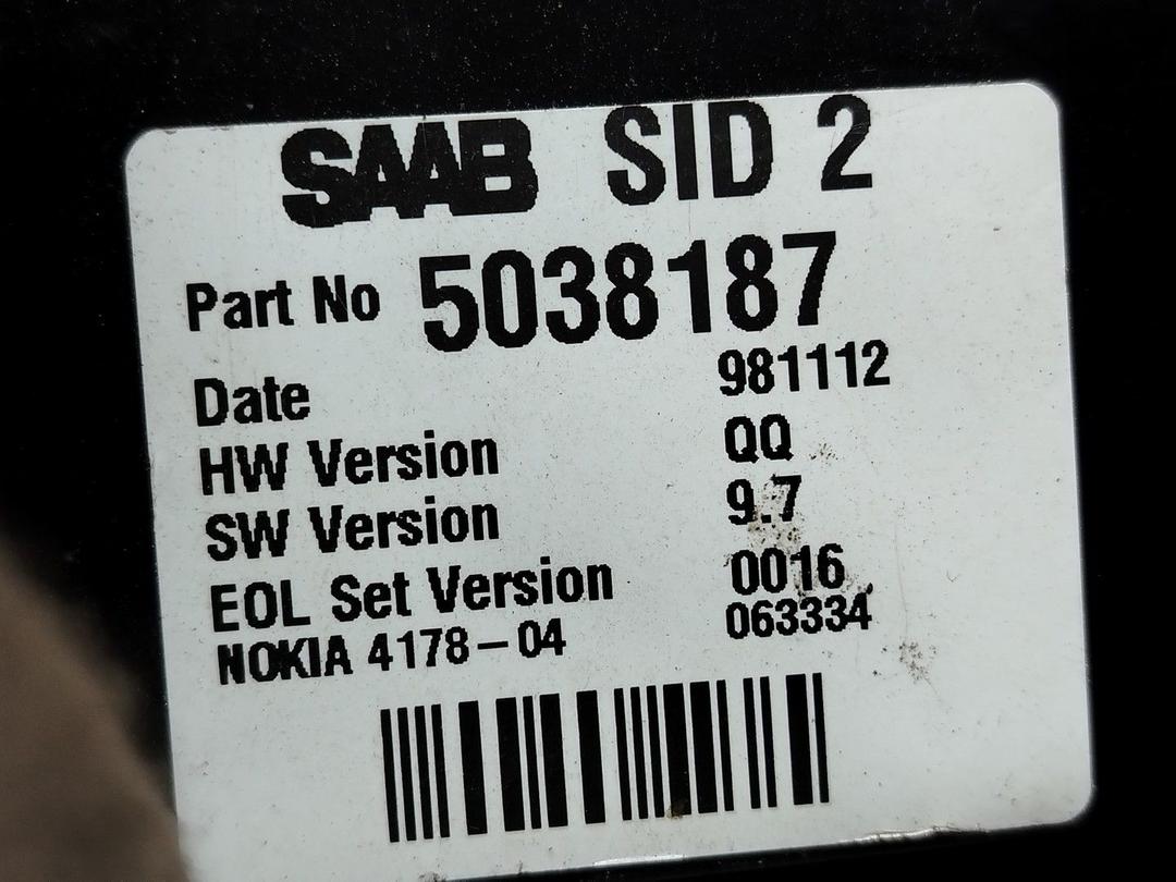 Дисплей MN8X0S Saab 9-5 - Фото 5