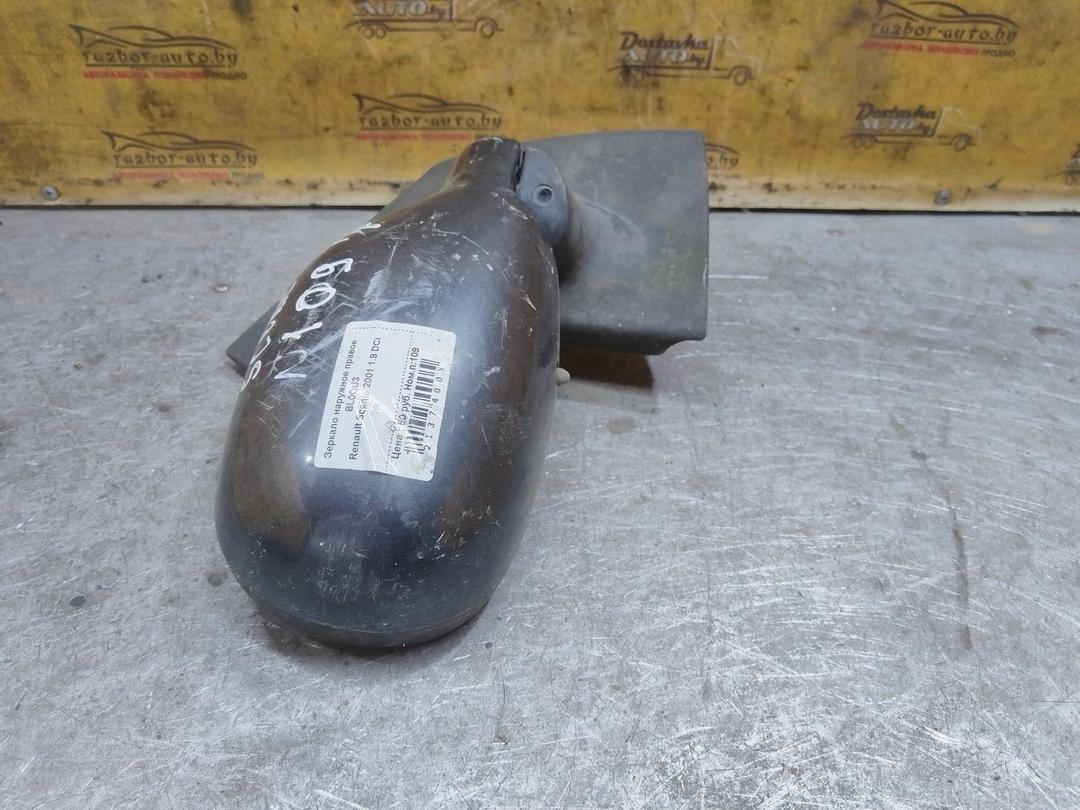 Зеркало наружное правое BL0QU3 Renault Scenic купить в магазине запчастей бу