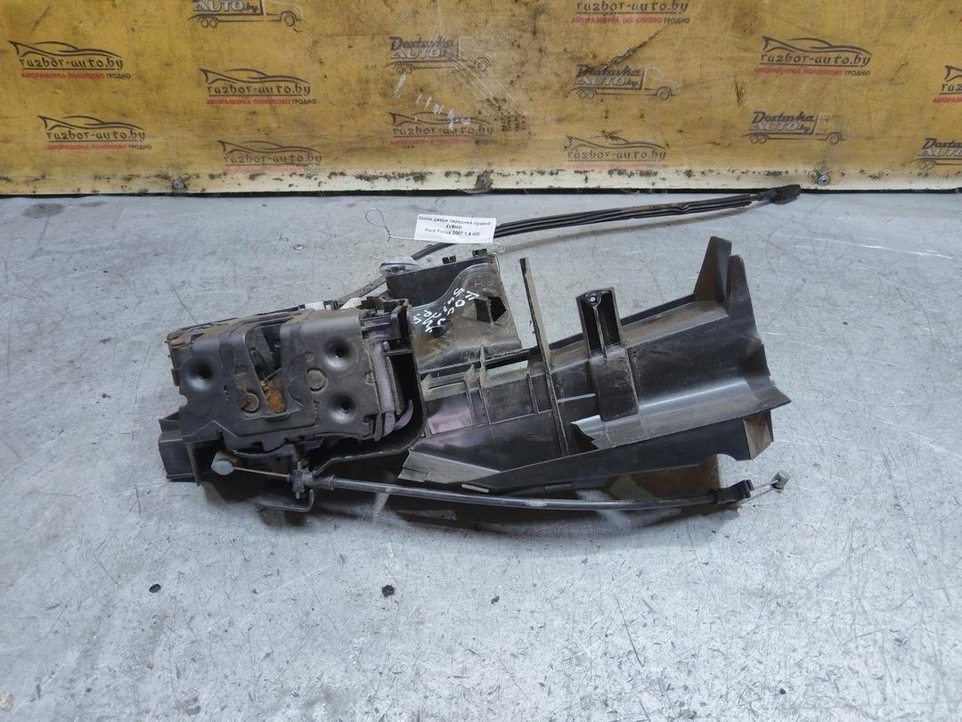 Замок двери передней правой 4V6H4I Ford Focus - Фото 3