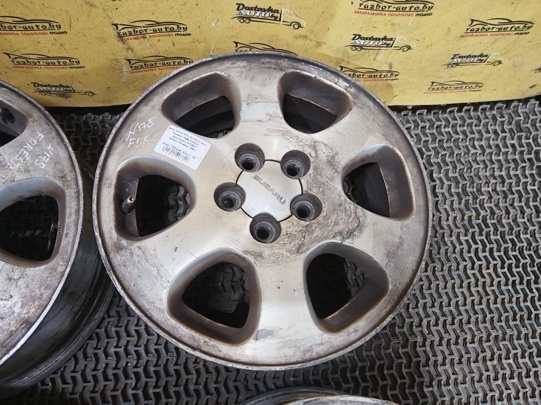 Диск литой R15, 5x100 Subaru Forester 1998 0Y2QA7 (комплект) 0Y2QA7 0Y2QA7 Subaru Forester undefined