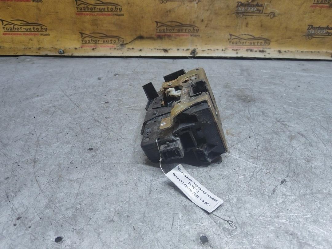 Замок двери передней правой 7VYCX3 Renault Laguna купить на авторазборке