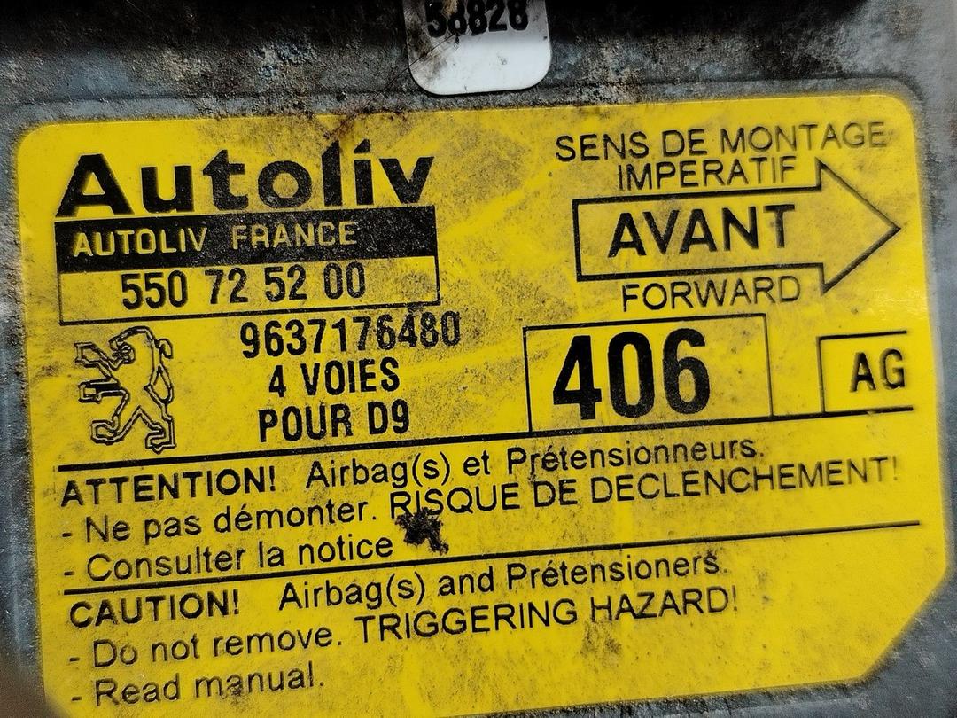 Блок AirBag 6YLQZM Peugeot 406 - Фото 4