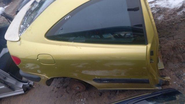 Стекло кузовное боковое левое S2D6V6 Citroen Xsara - Фото 2