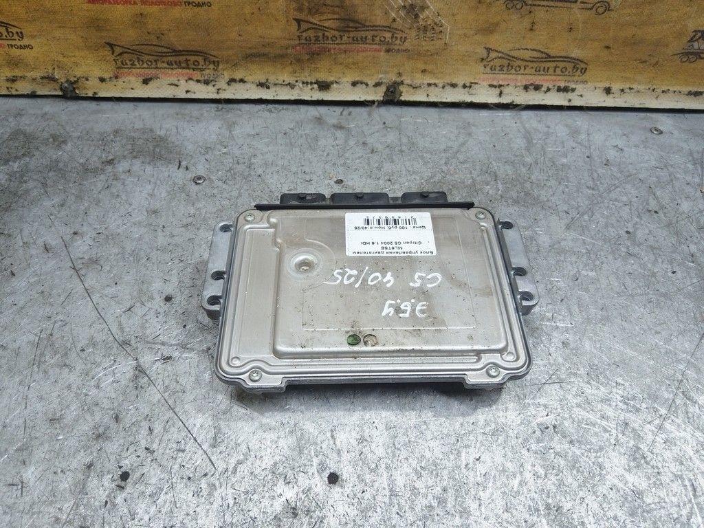 Блок управления двигателем ML6TSE Citroen C5 - Фото 4