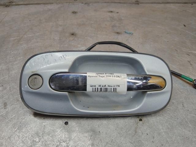Ручка наружная передняя правая 8YYR63 Hyundai Trajet
