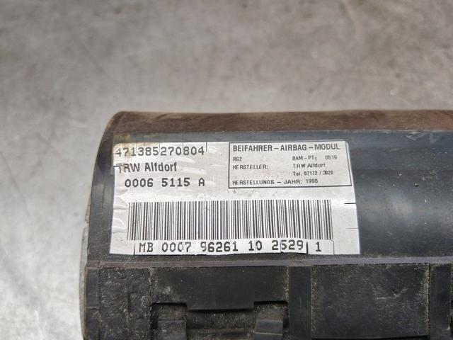 Подушка безопасности пассажира QBTR67 Mercedes C W202 - Фото 7