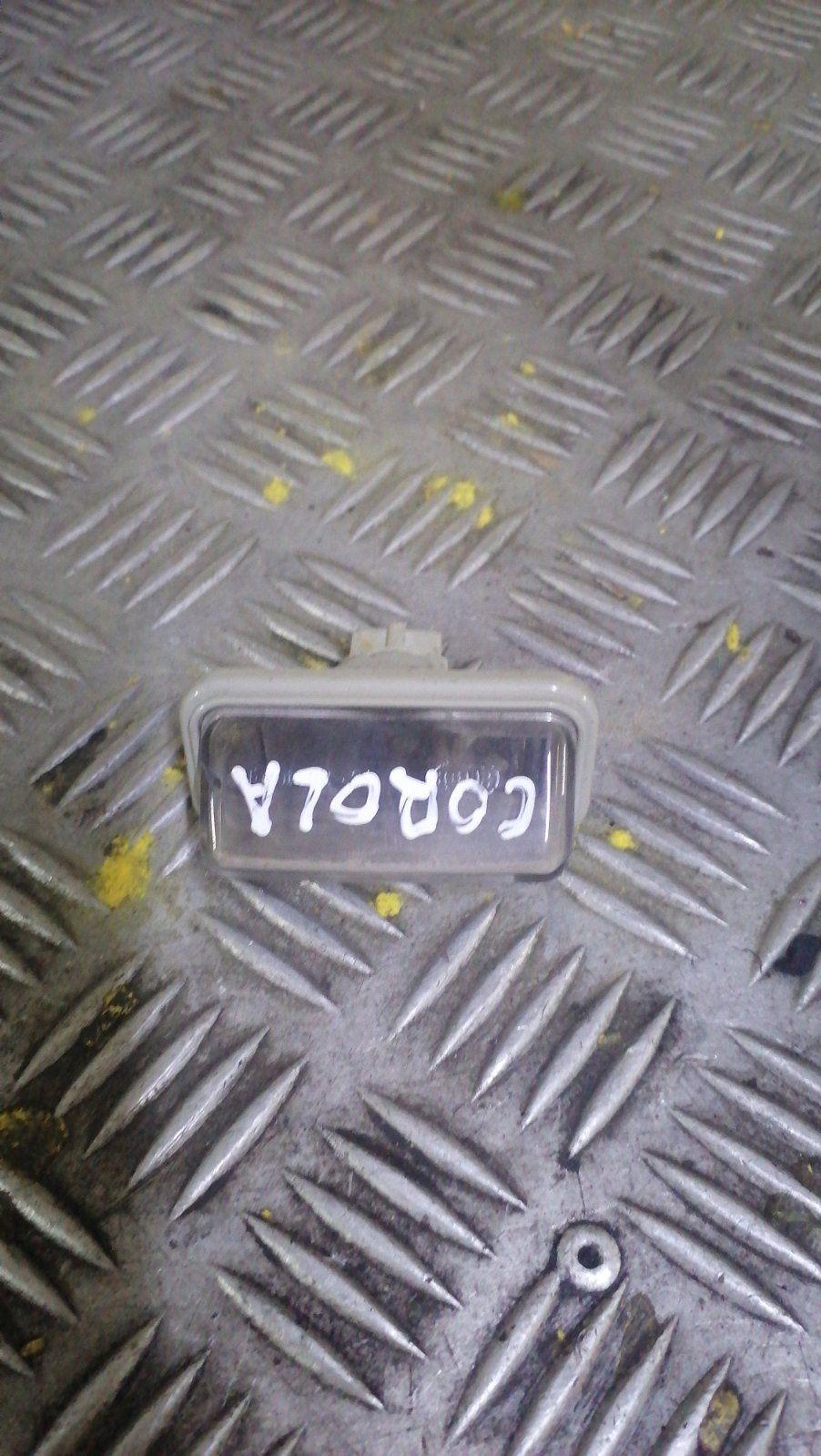 Подсветка номера 8BV390 Toyota Corolla - Фото 1