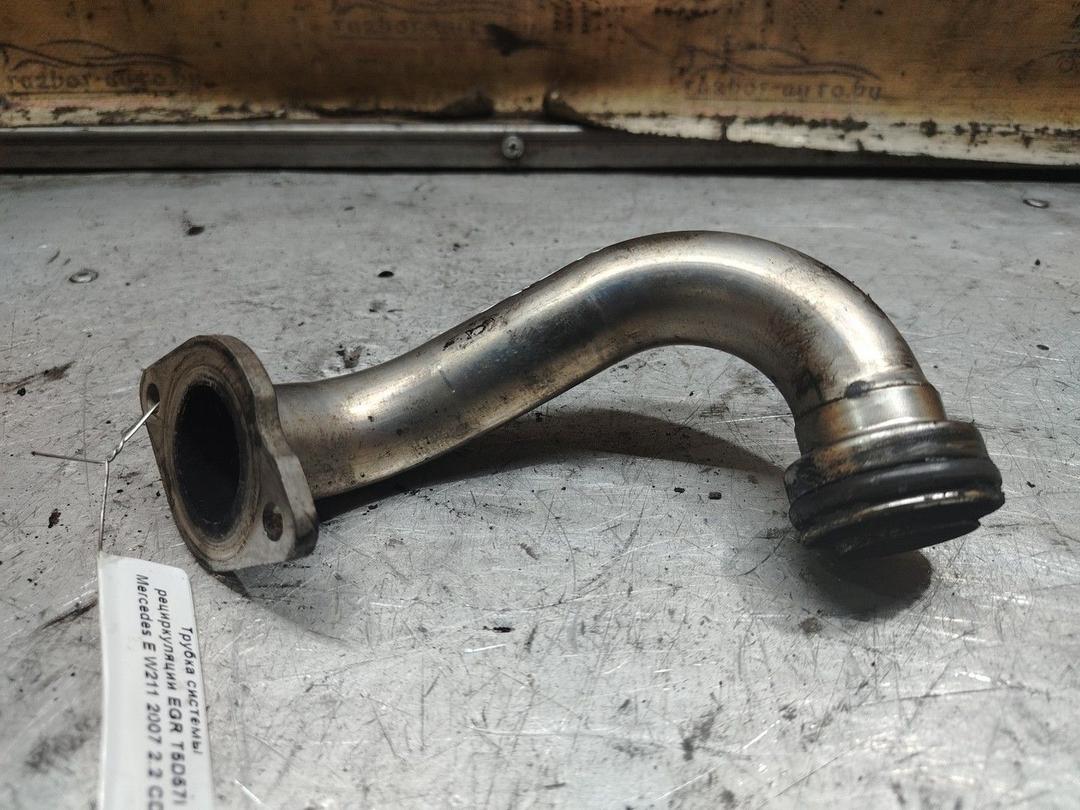 Трубка системы рециркуляции EGR T5D57I Mercedes E W211 - Фото 1