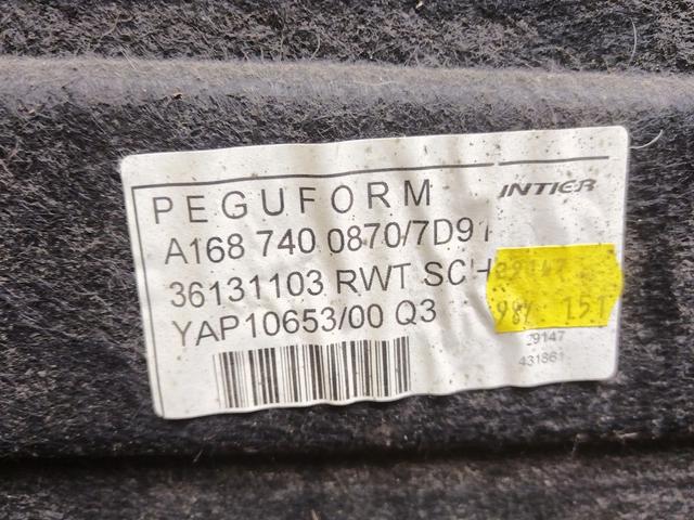 Обшивка крышки багажника 526NCR Mercedes A W168 undefined