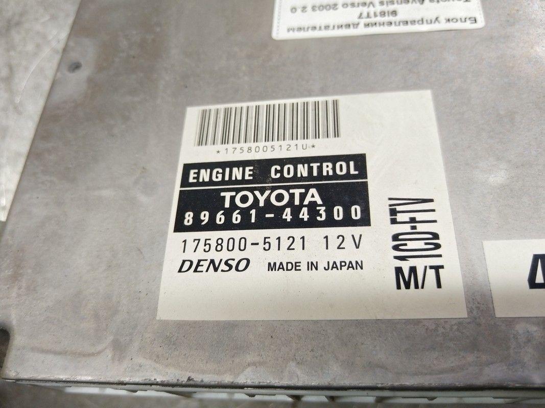 Блок управления двигателем 9I81T7 Toyota Avensis Verso - Фото 4