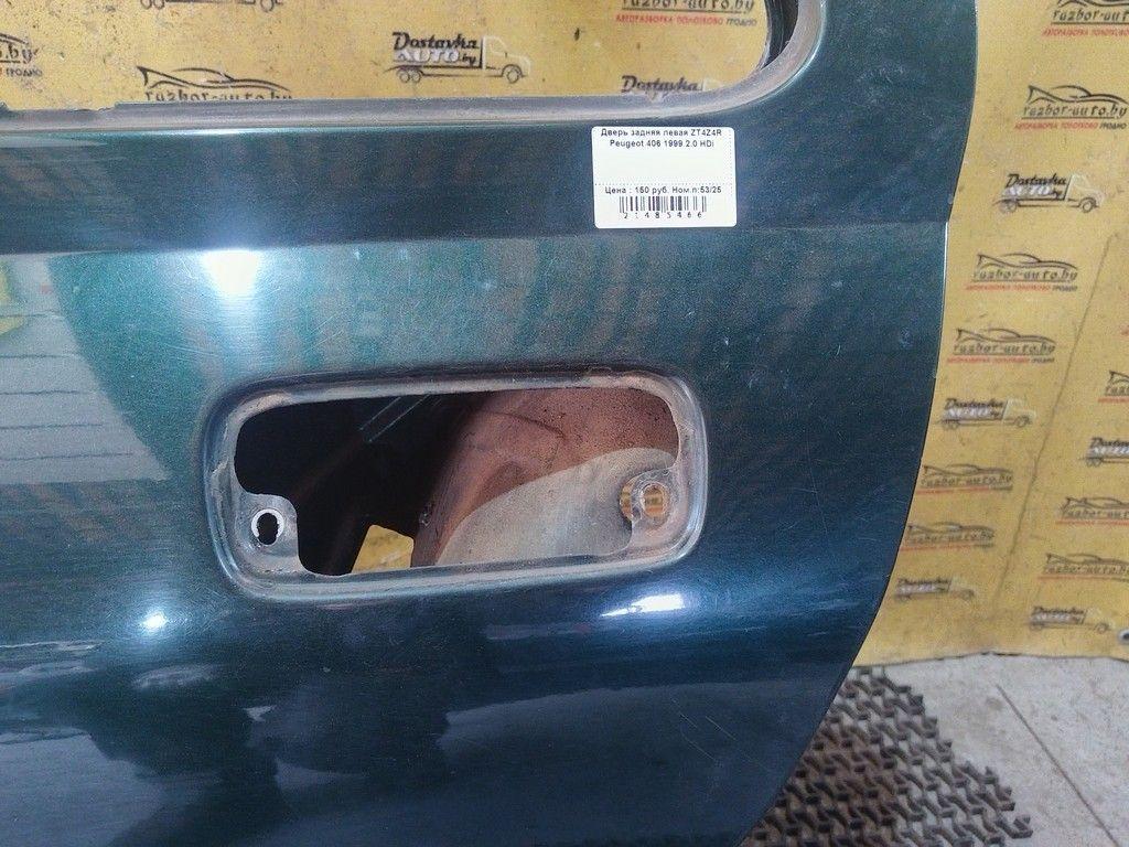 Дверь задняя левая ZT4Z4R Peugeot 406 - Фото 2