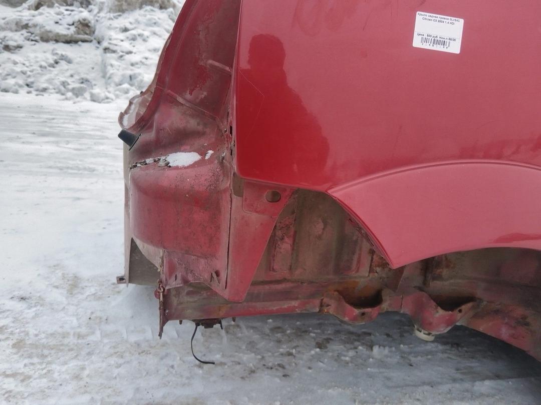 Крыло заднее правое 0LV54C Citroen C3 купить на авторазборке