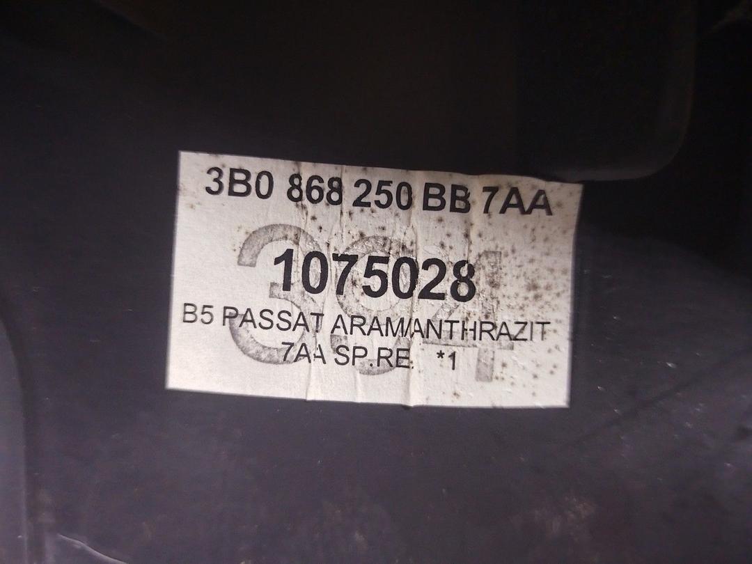 Салон (комплект сидений) ZHRS6C Volkswagen Passat undefined