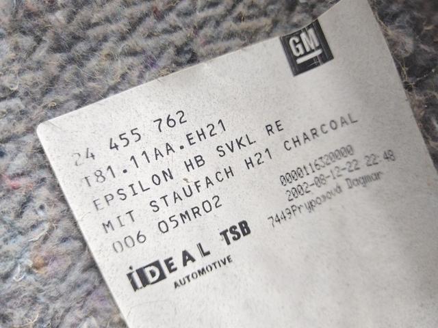 Обшивка багажника KOUTGH Opel Vectra купить на авторазборке