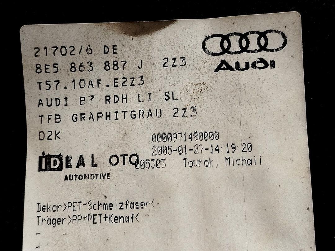 Обшивка багажника ECLCJJ Audi A4 - Фото 7