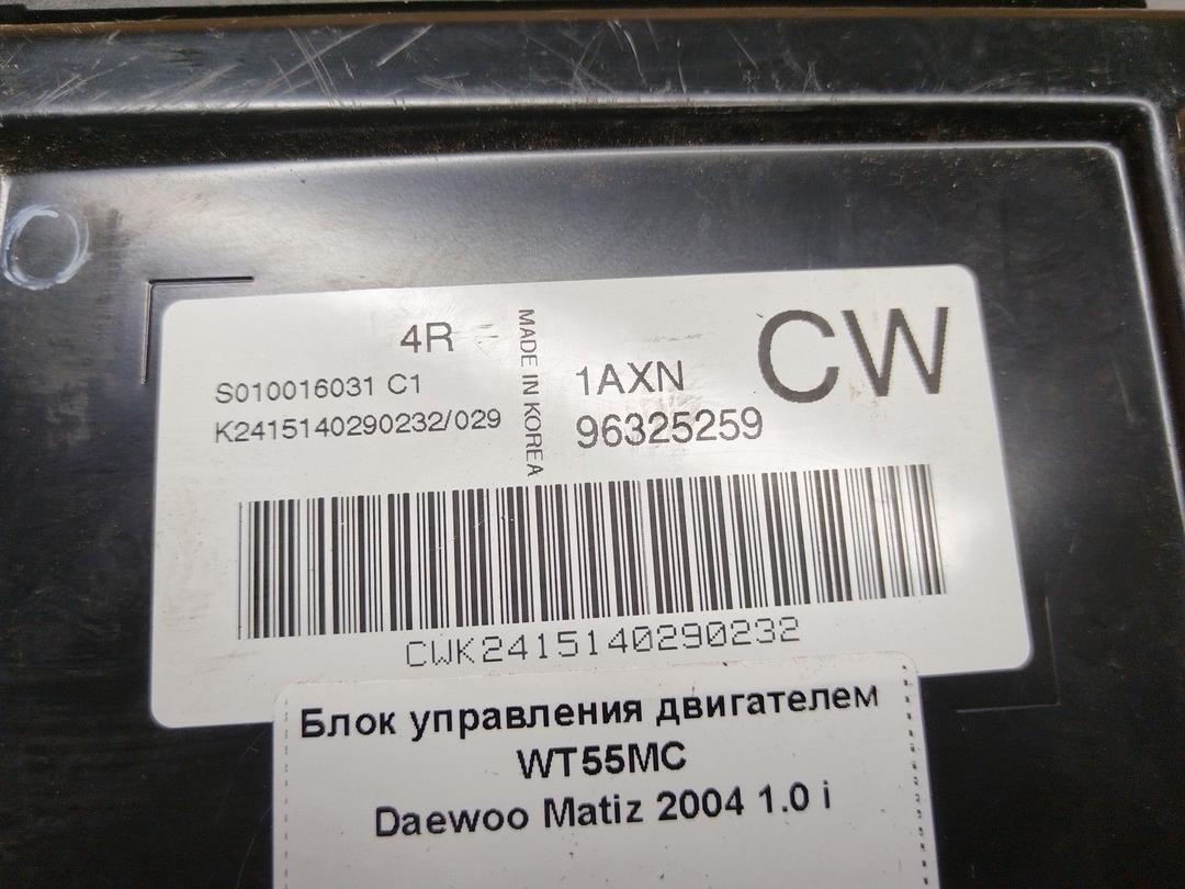Блок управления двигателем WT55MC Daewoo Matiz - Фото 4