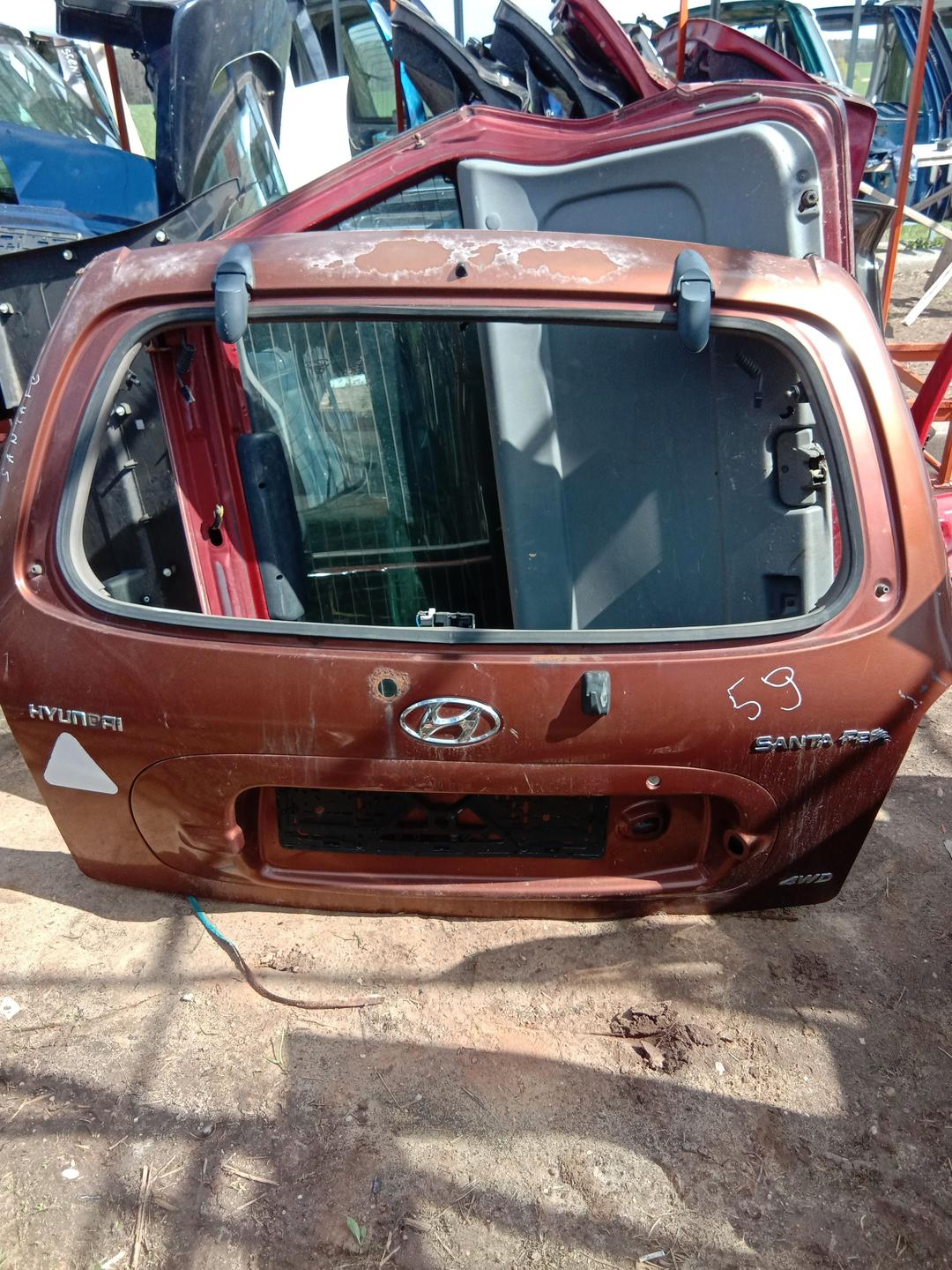 Крышка багажника (дверь 3-5) 0KJCYS Hyundai Santa Fe