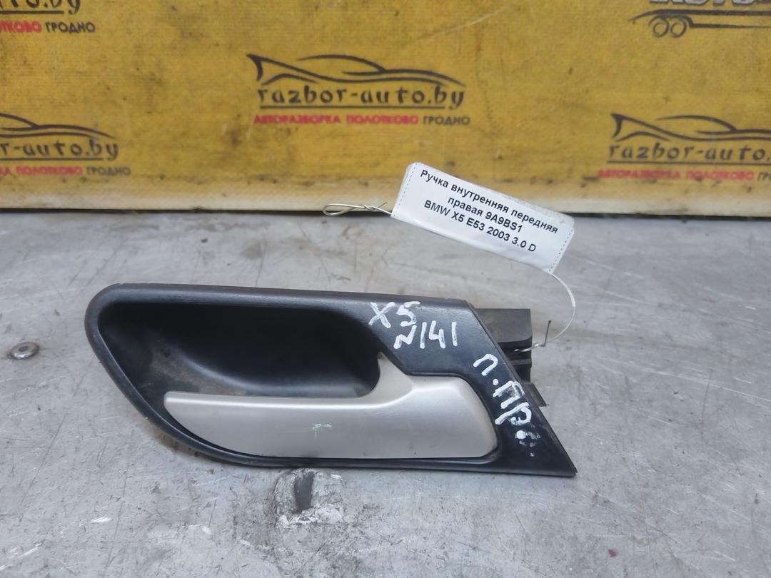 Ручка внутренняя передняя правая 9A9BS1 BMW X5 E53 купить с доставкой