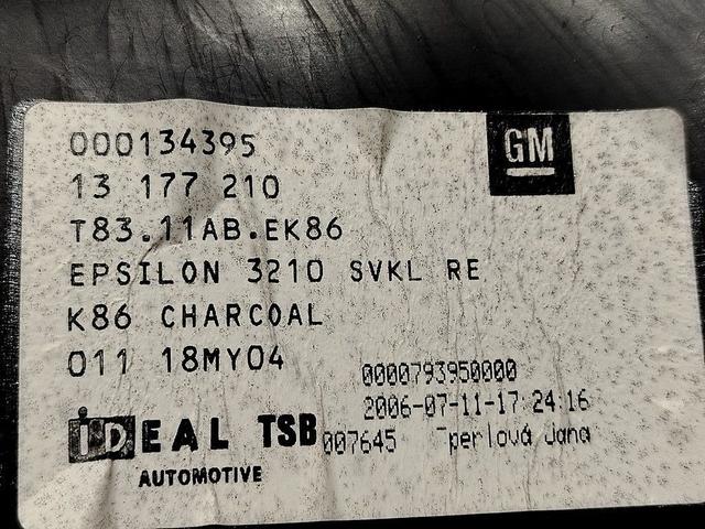 Обшивка багажника PP9JR8 Opel Signum - Фото 5