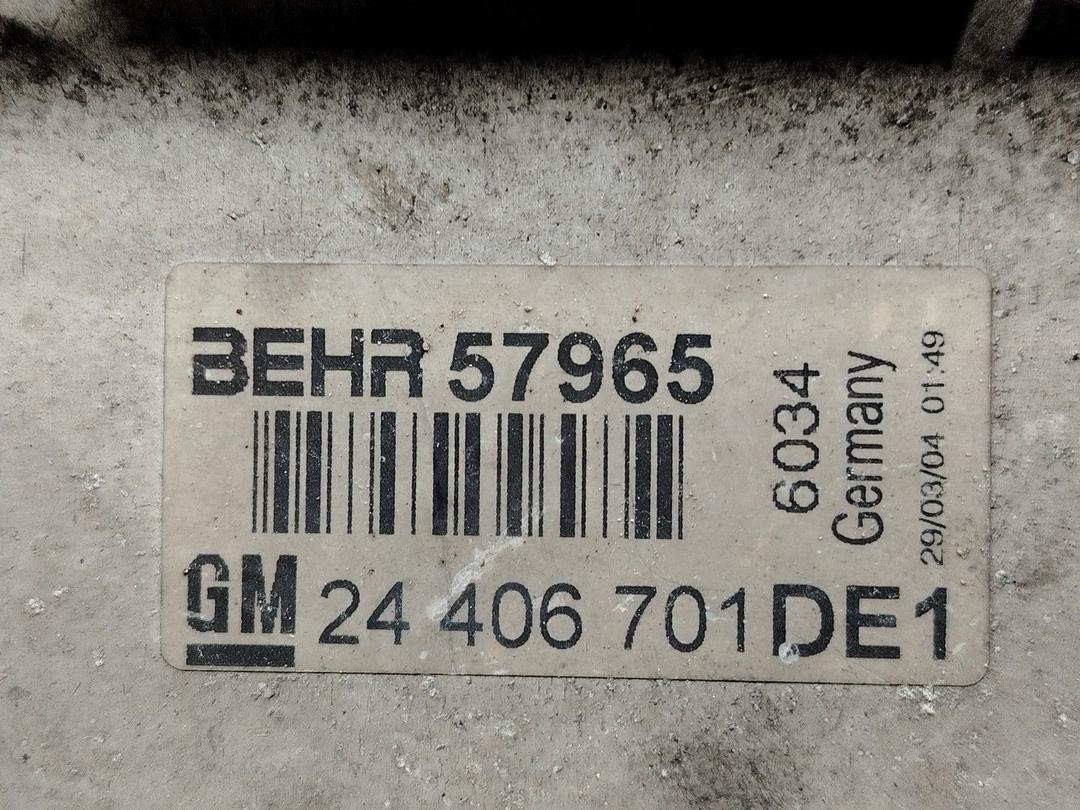 Интеркулер 9P5UFU Opel Zafira - Фото 7