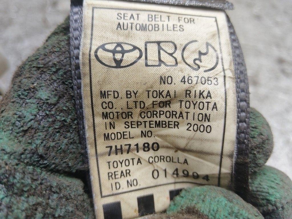 Ремень безопасности задний правый O3UO80 Toyota Corolla - Фото 4