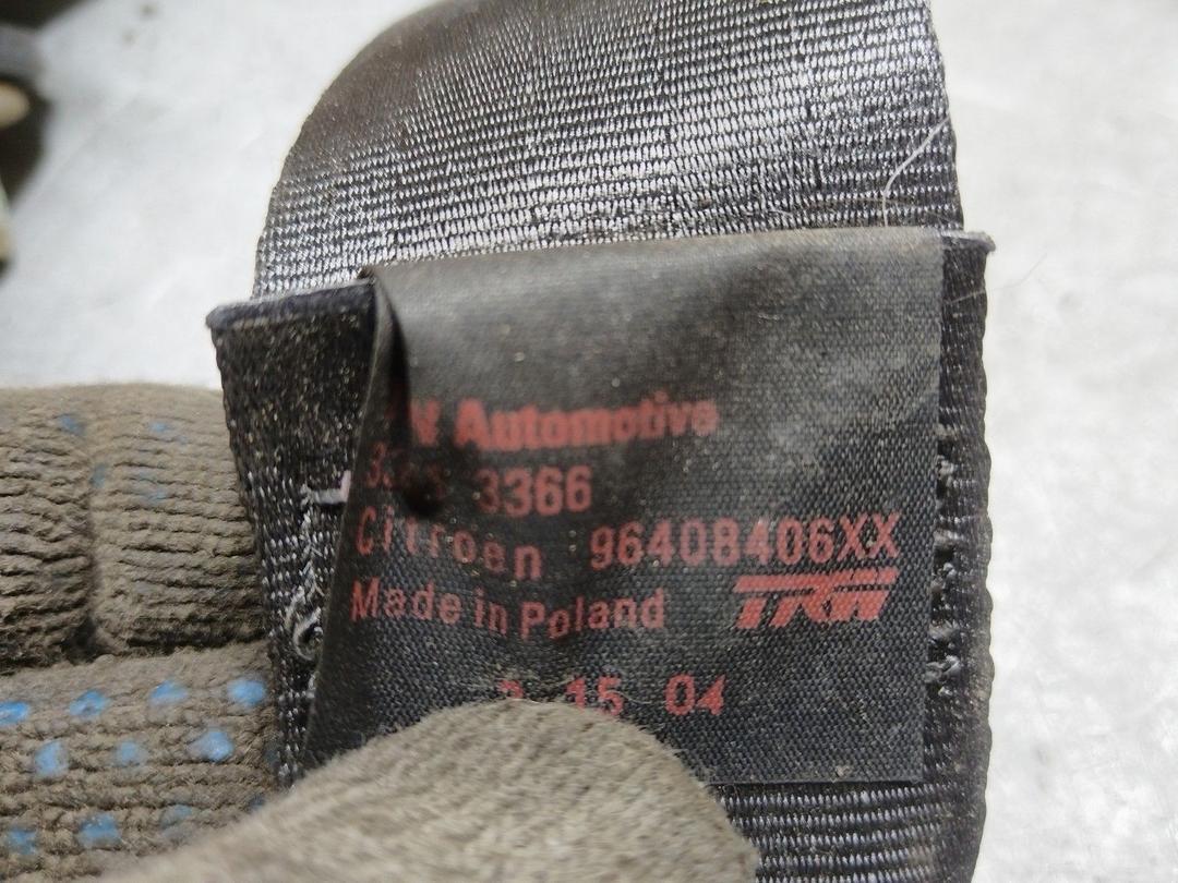 Ремень безопасности передний правый QA49UL Citroen C3 купить в магазине запчастей бу