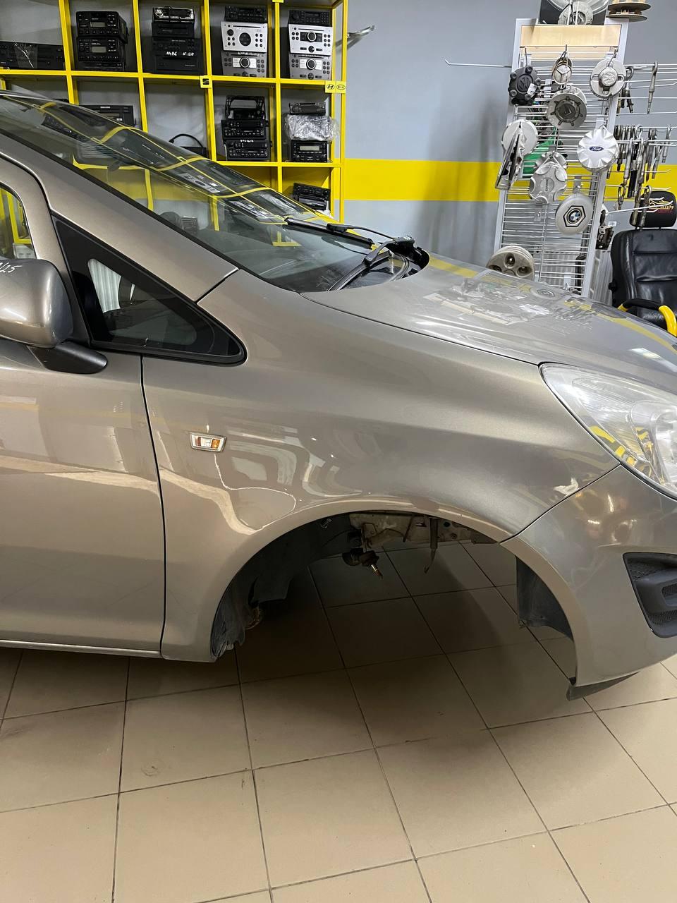 Стойка кузовная передняя левая PU4SAS Opel Corsa - Фото 2