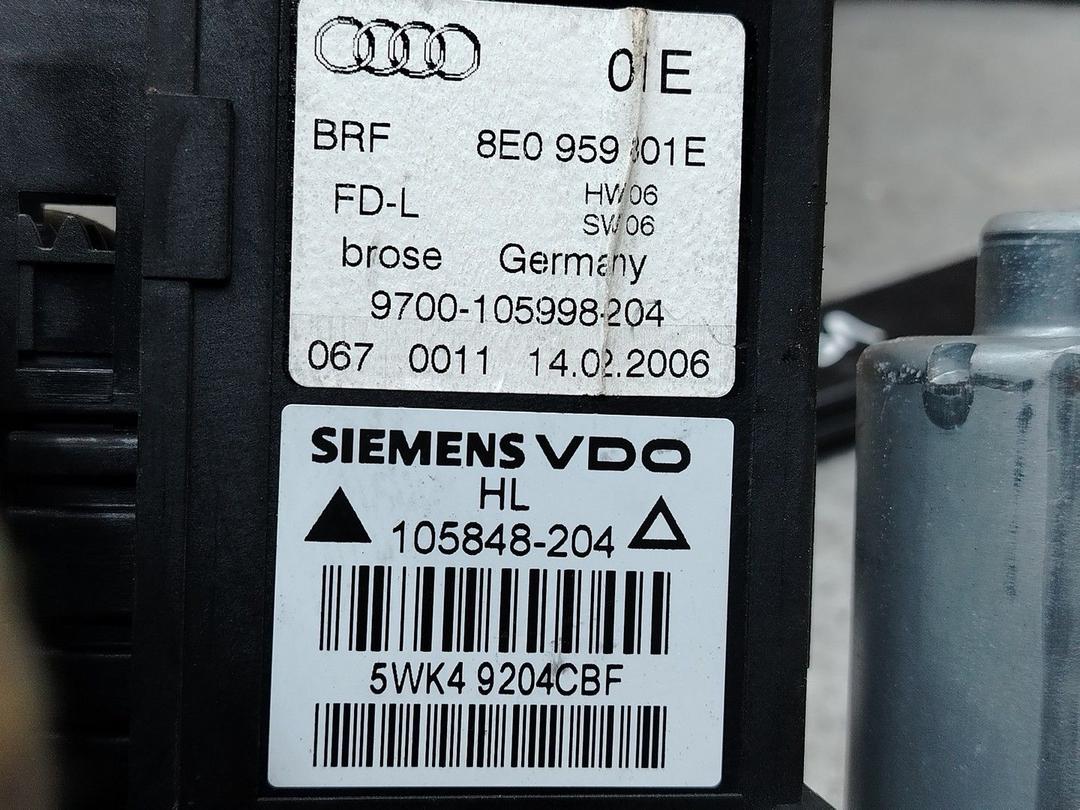 Стеклоподъемник электрический задний левый J8I7WZ Audi A4 - Фото 2