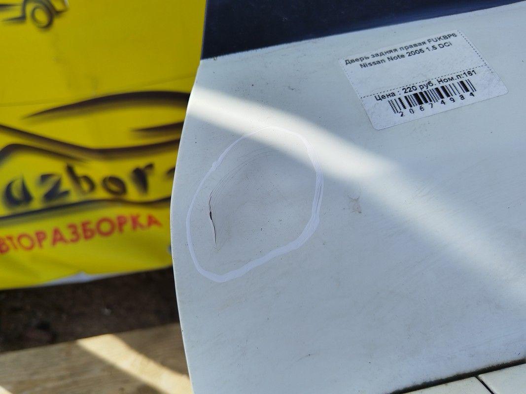 Дверь задняя правая FUKBP6 Nissan Note - Фото 6