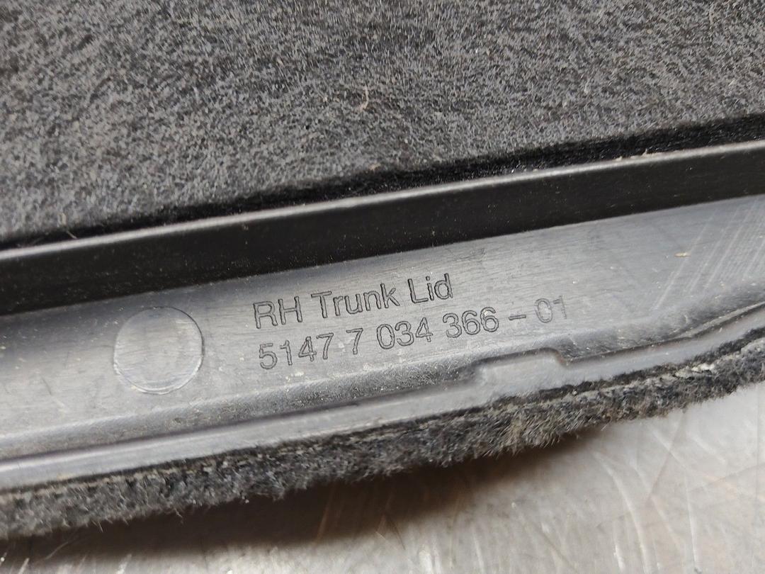 Обшивка багажника X5GLY2 BMW X5 E53 купить на авторазборке