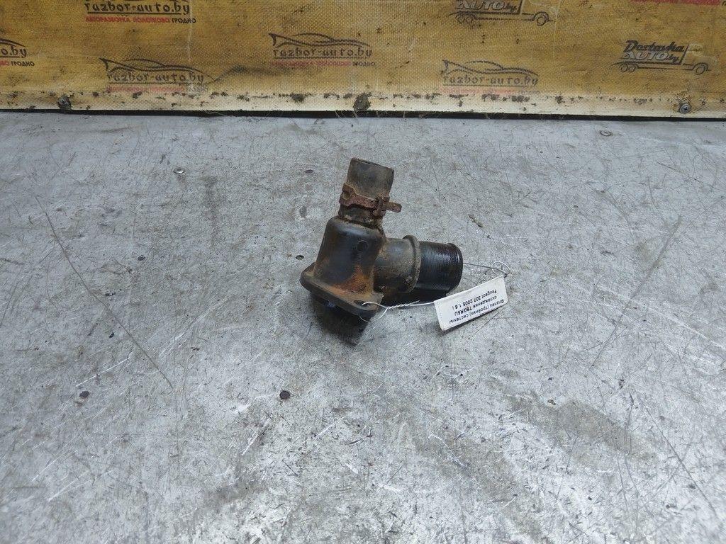 Фланец (тройник) системы охлаждения T6GR5U Peugeot 307 - Фото 1