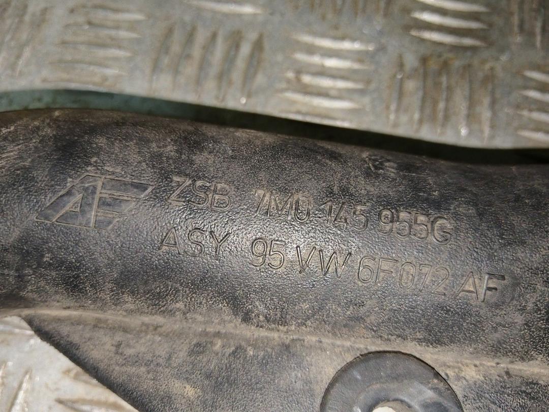 Патрубок интеркулера V118YV Volkswagen Sharan - Фото 4