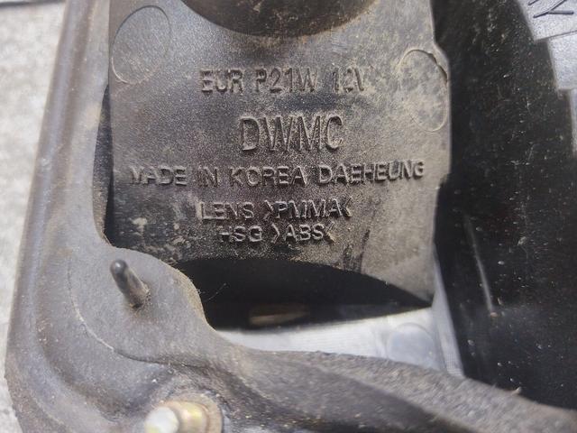 Фонарь крышки багажника левый YXP5AM Daewoo Lanos купить с доставкой