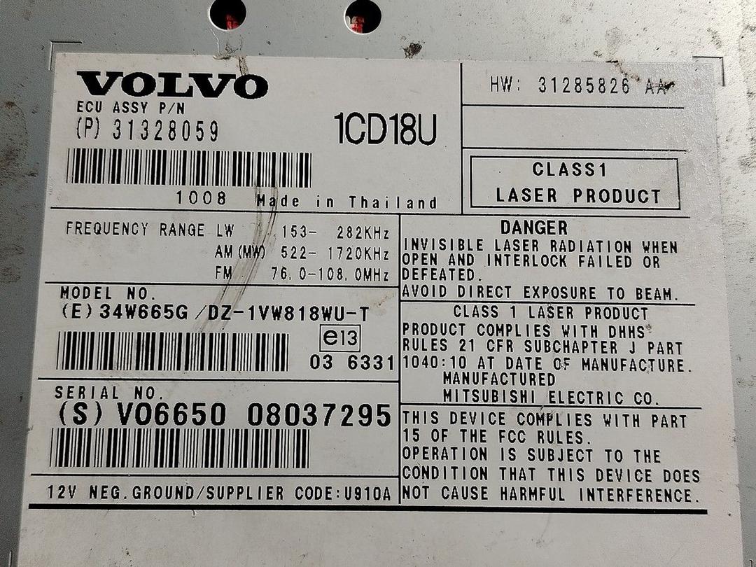 Магнитола 66HZC2 Volvo V50 - Фото 5