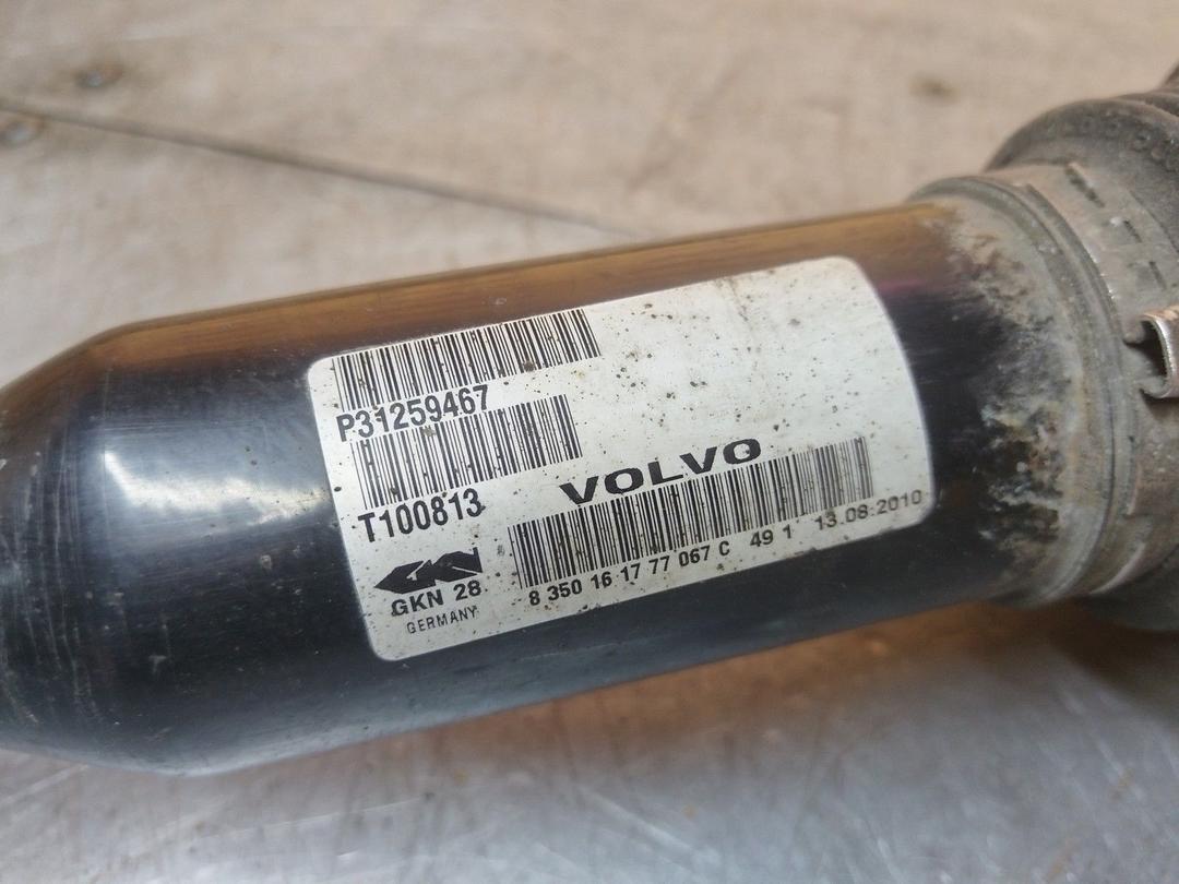 Полуось передняя левая (приводной вал, ШРУС) 94ZOG5 Volvo XC70 купить на авторазборке