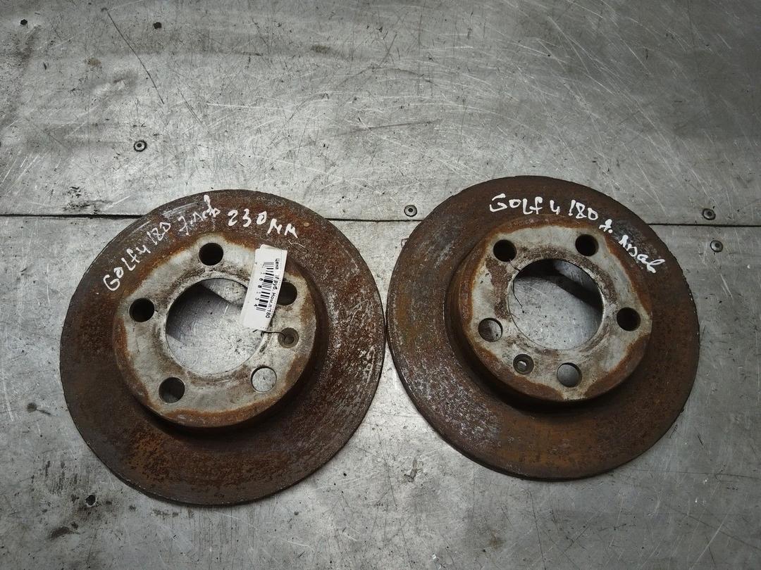 Диск тормозной задний 39FW4L Volkswagen Golf - Фото 1